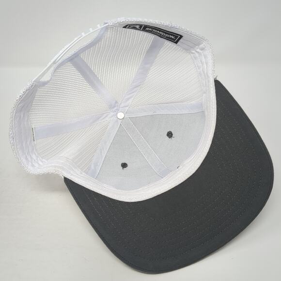 Bridgestone OTR Snapback Trucker Hat Gray One Size Adjustable 6 Panel Richardson - Picture 7 of 10